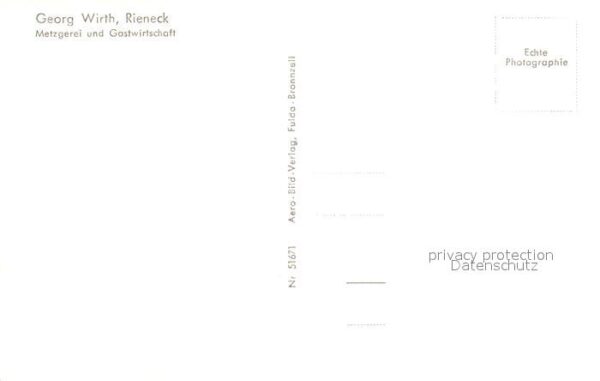 Rieneck Metzgerei Gastwirtschaft – Bild 2
