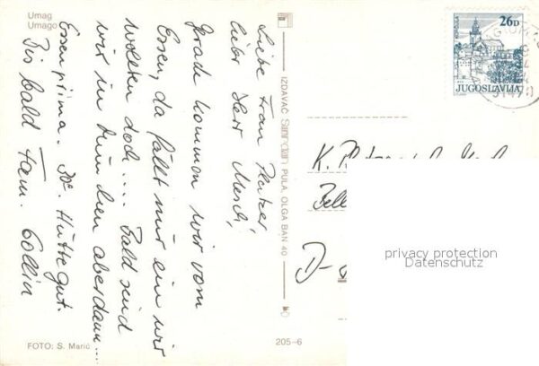 Umag Umago Istrien Hafen Kirche – Bild 2