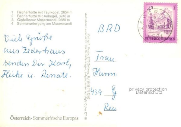 Zederhaus Franz Fischerhütte Faulkogel Ankogel Mo – Bild 2