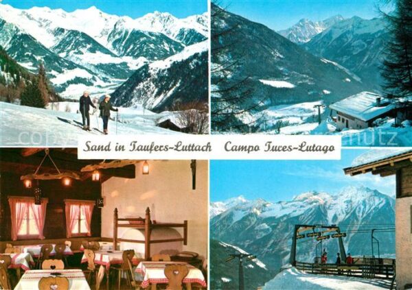Luttach Ahrntal Suedtirol Campo Tures Lutago Winter