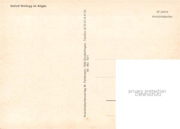 Wolfegg Fliegeraufnahme Schloss – Bild 2