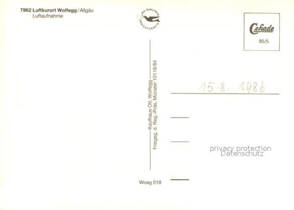 Wolfegg Fliegeraufnahme – Bild 2