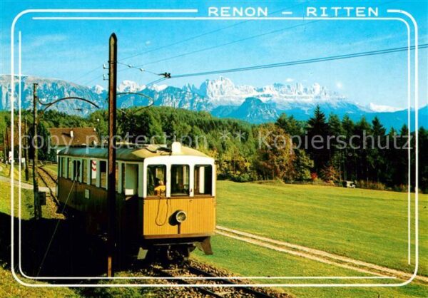 Renon Ritten Rittnerbahn Rosengartengruppe