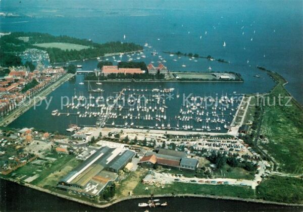 Hoorn Fliegeraufnahme Segelyachthafen