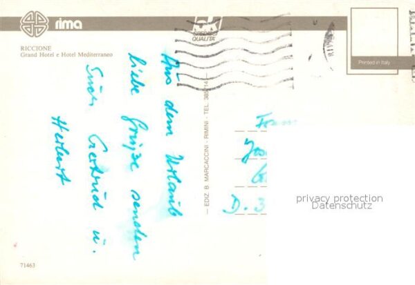 Riccione Grand Hotel Hotel Mediterraneo – Bild 2