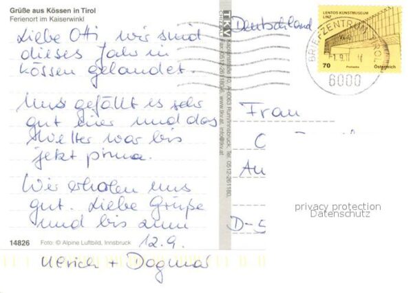 Koessen Tirol Fliegeraufnahme – Bild 2