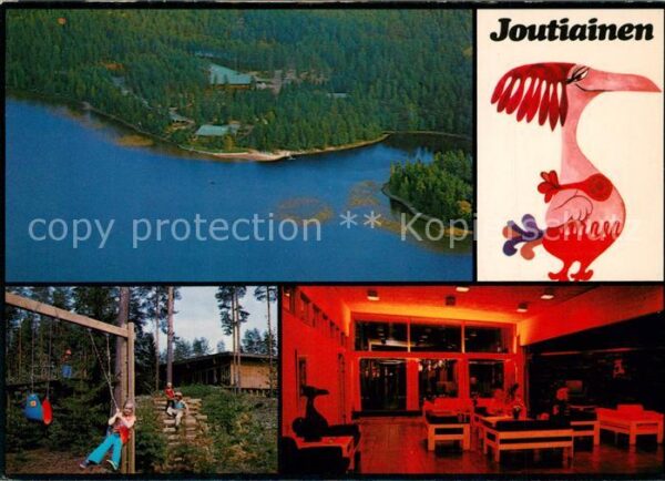 Finnland Joutsa Fliegeraufnahme Spielplatz