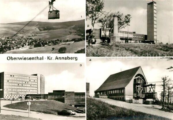 Oberwiesenthal Erzgebirge Fichtelberghaus FDGB Erholungsheim Berg