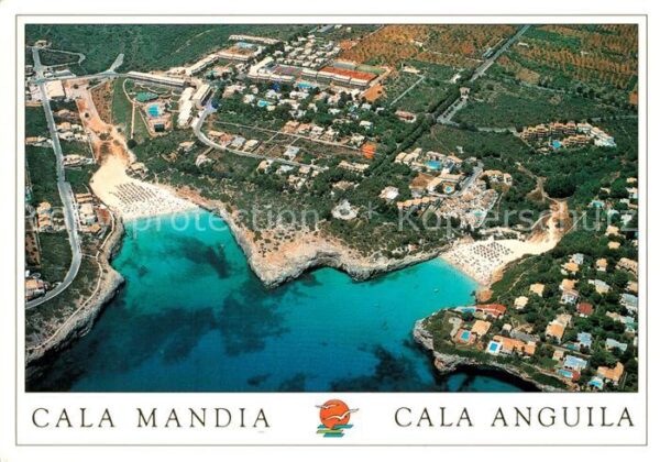 Cala Mandia Fliegeraufnahme Cala Anguila