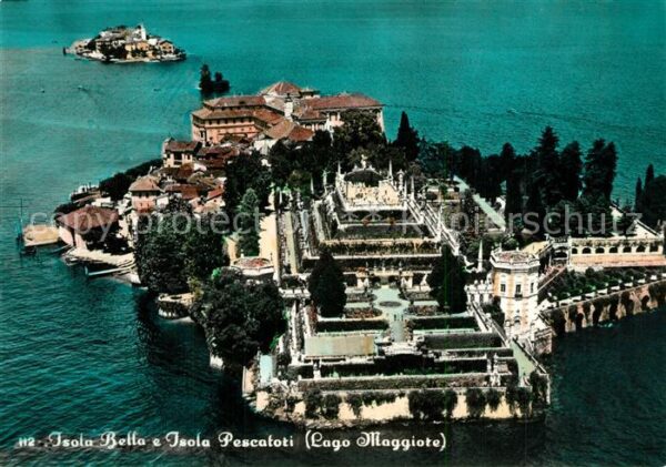 Isola Bella Lago Maggiore Fliegeraufnahme Isola Pescatori