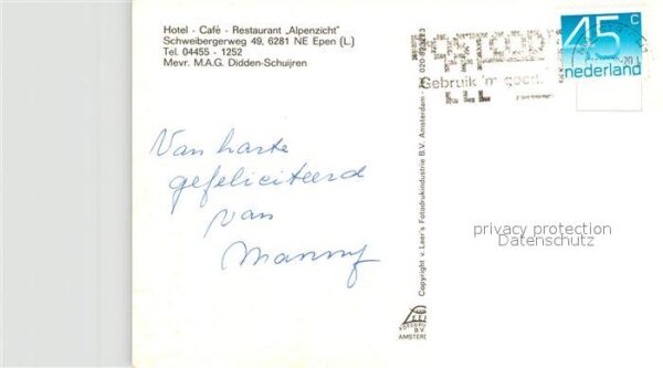 Epen Hotel Cafe Restaurant Alpenzicht – Bild 2