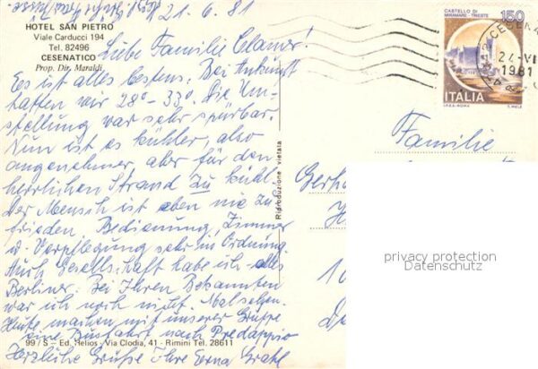 Cesenatico Hotel San Pietro – Bild 2