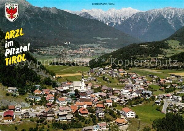 Arzl Pitztal Fliegeraufnahme