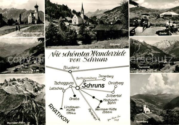 Schruns Vorarlberg Krietberg Wormser Hütte Silbertal Grabs