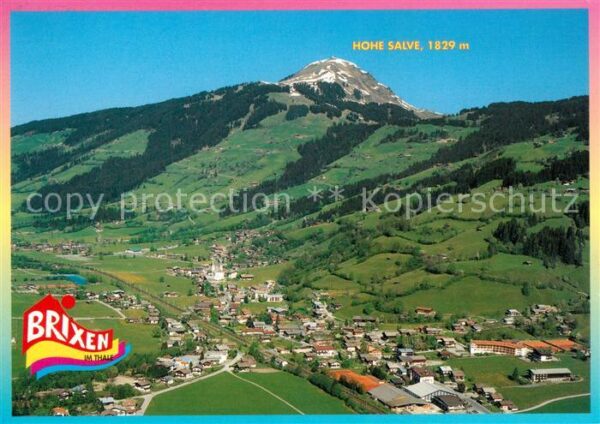 Brixen Thale Fliegeraufnahme Hohe Salve