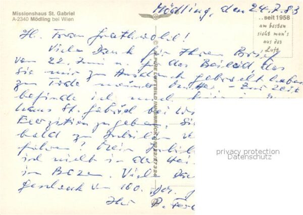 Moedling Fliegeraufnahme Missionshaus Sankt Gabr – Bild 2