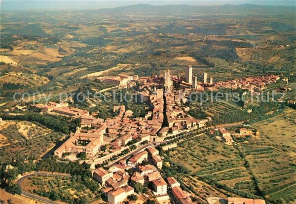 San Gimignano Fliegeraufnahme