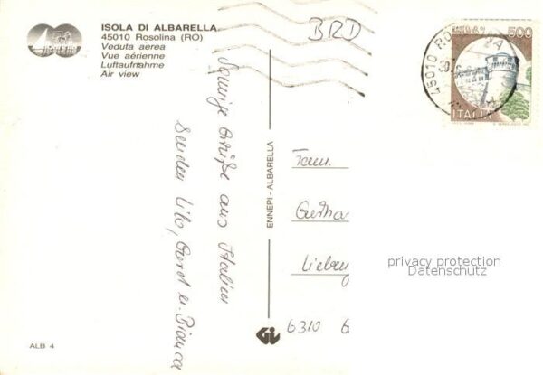 Rosolina Mare Fliegeraufnahme Isola di Albarella – Bild 2
