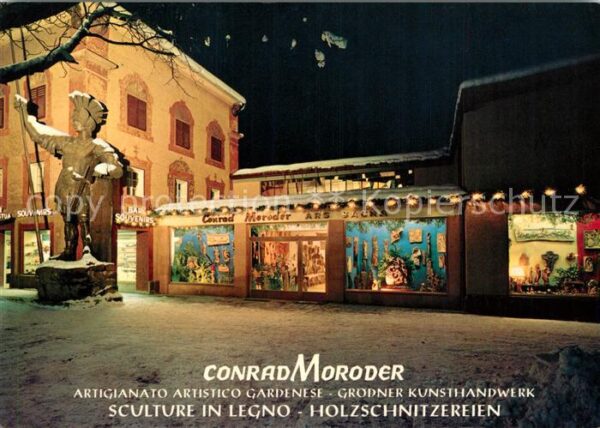 Ortisei St Ulrich Conrad Moroder Sculture