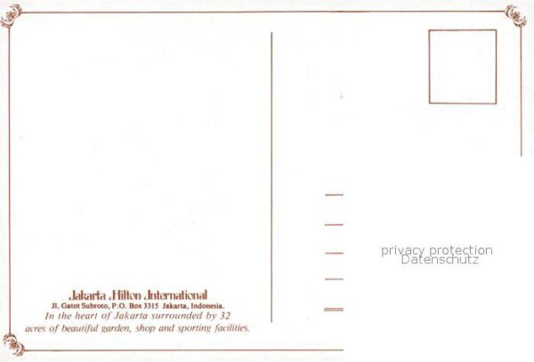 Jakarta Hotel Hilton International – Bild 2
