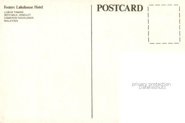 Malaysia Malaya Fosters Lakehouse Hotel – Bild 2