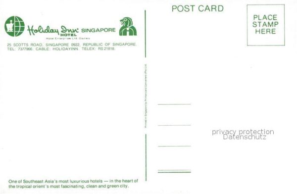 Singapore Hotel Holiday Inn – Bild 2