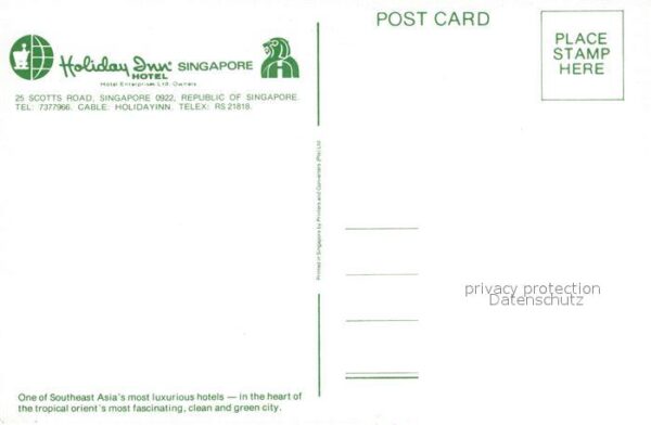 Singapore Hotel Holiday Inn – Bild 2