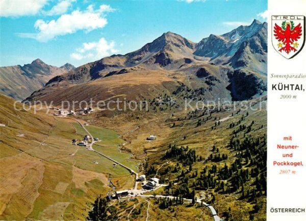 Kuehtai Fliegeraufnahme Neuner Pockkogel