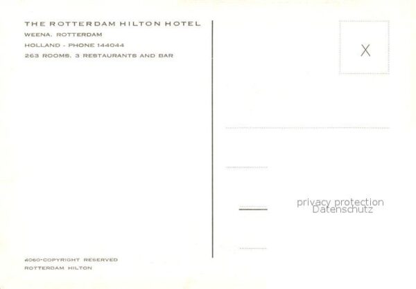Rotterdam The Rotterdam Hilton Hotel – Bild 2