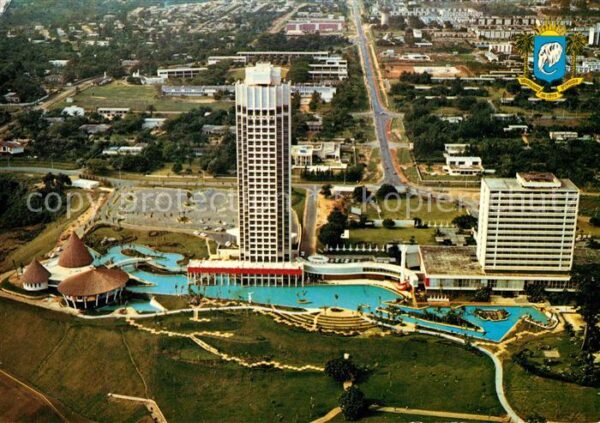 Abidjan Hotelanlagen Fliegeraufnahme