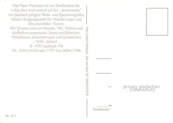 Saalbach-Hinterglemm Haus Fürstauer – Bild 2