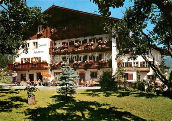 Luttach Ahmtal Suedtirol Pension Abfalter Terrasse