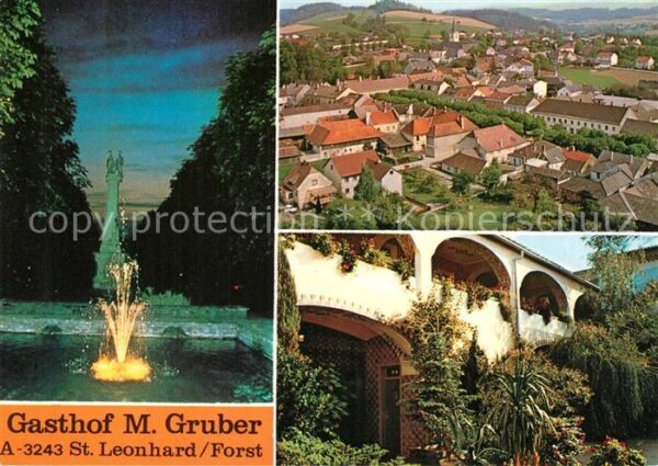Leonhard Forst Niederoesterreich St Panorama Gasthof Gruber