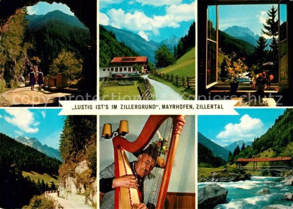 Mayrhofen Zillertal Tunnel Zillerklamm Gasthaus Zillergrund