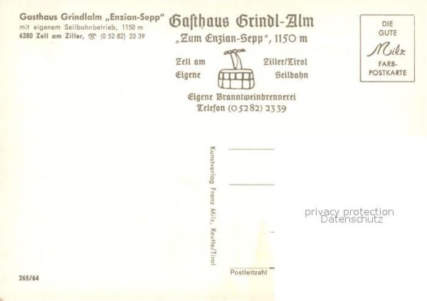 Zell Ziller Tirol Gasthaus Grindlalm Enzian Sepp – Bild 2