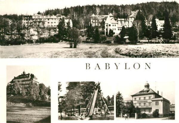 Babylon Babilon Stadtansicht Schloss Spielplatz