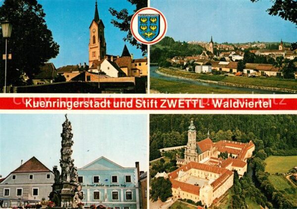 Zwettl-Niederoesterreich Kuenringerstadt Dreifaltigkeitssäule St