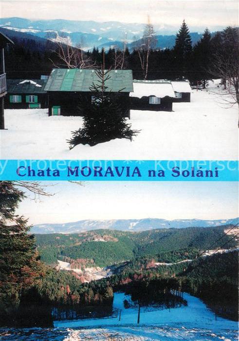 Hutisko Solanec Chata Moravia na Solani Landschaftspano
