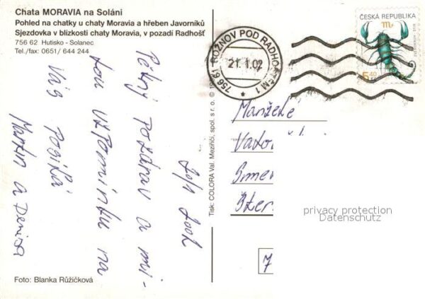 Hutisko Solanec Chata Moravia na Solani Landschaftspano – Bild 2