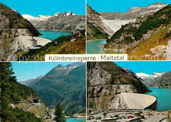 Maltatal Kaernten Kölnbreinsperre Staumauer Sporthotel Al