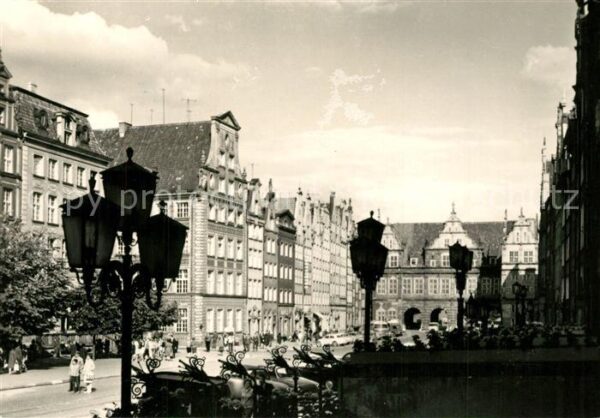 Gdansk Dlugi Targ Markt Giebelhäuser Innenstad