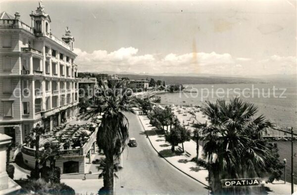 Opatija Abbazia Grand Hotel Belvedere Uferstrasse Prome