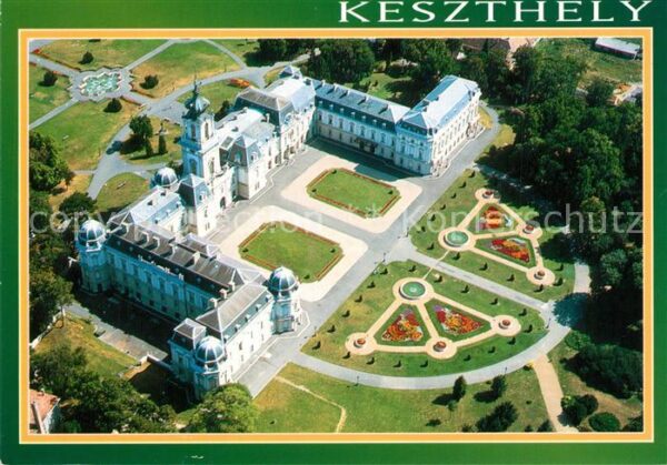 Keszthely Schloss Fliegeraufnahme