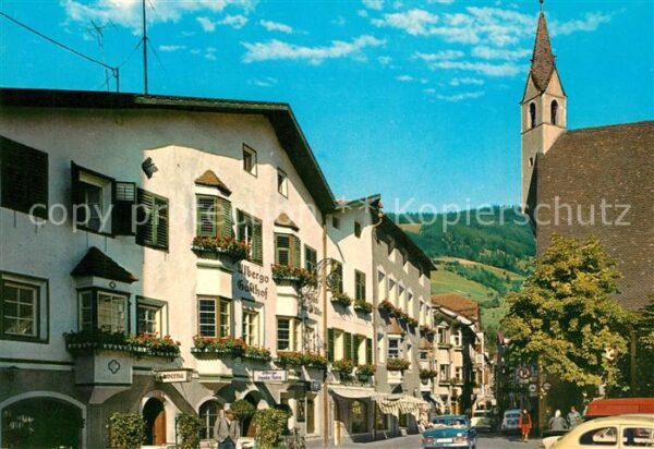 Vipiteno Albergo Aquila Nera Chiesa Gasthof Schw