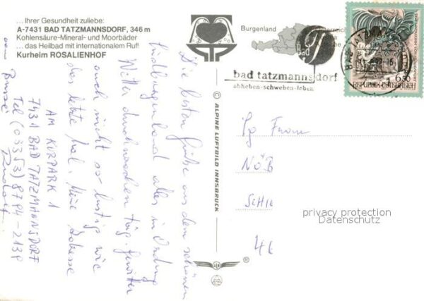 Bad Tatzmannsdorf Burgenland Kurheim Rosalienhof – Bild 2