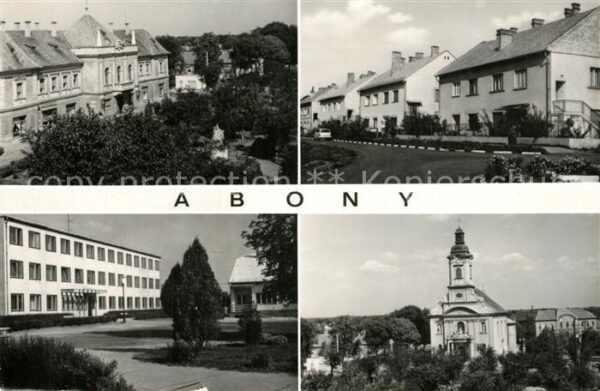 Abony Teilasichten Gebäude Kirche