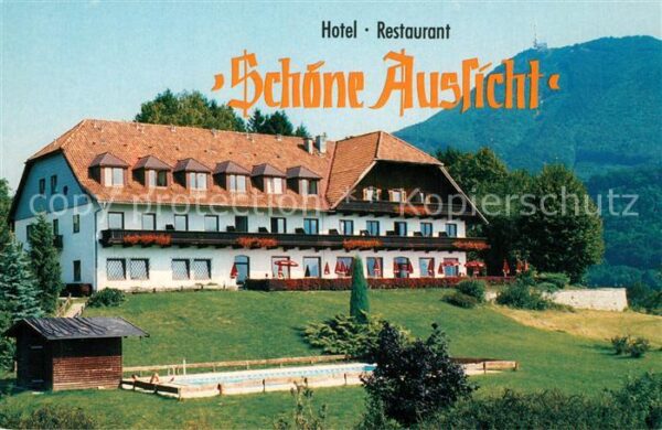 Salzburg Oesterreich Hotel Restaurant Schöne Aussicht auf de