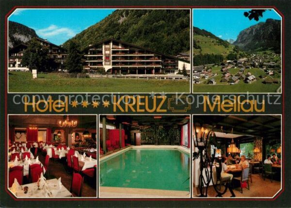 Mellau Vorarlberg Hotel Kreuz Restaurant Hallenbad Bregen