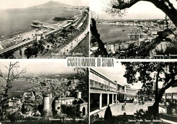 Castellammare di Stabia Spiaggia Corso Garibaldi Castello Terme