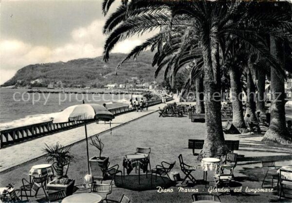 Diano Marina Giardini sul lungomare Riviera dei Fior